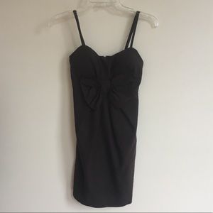 Linen Dress with Bow